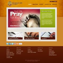 Church Website Template 47945